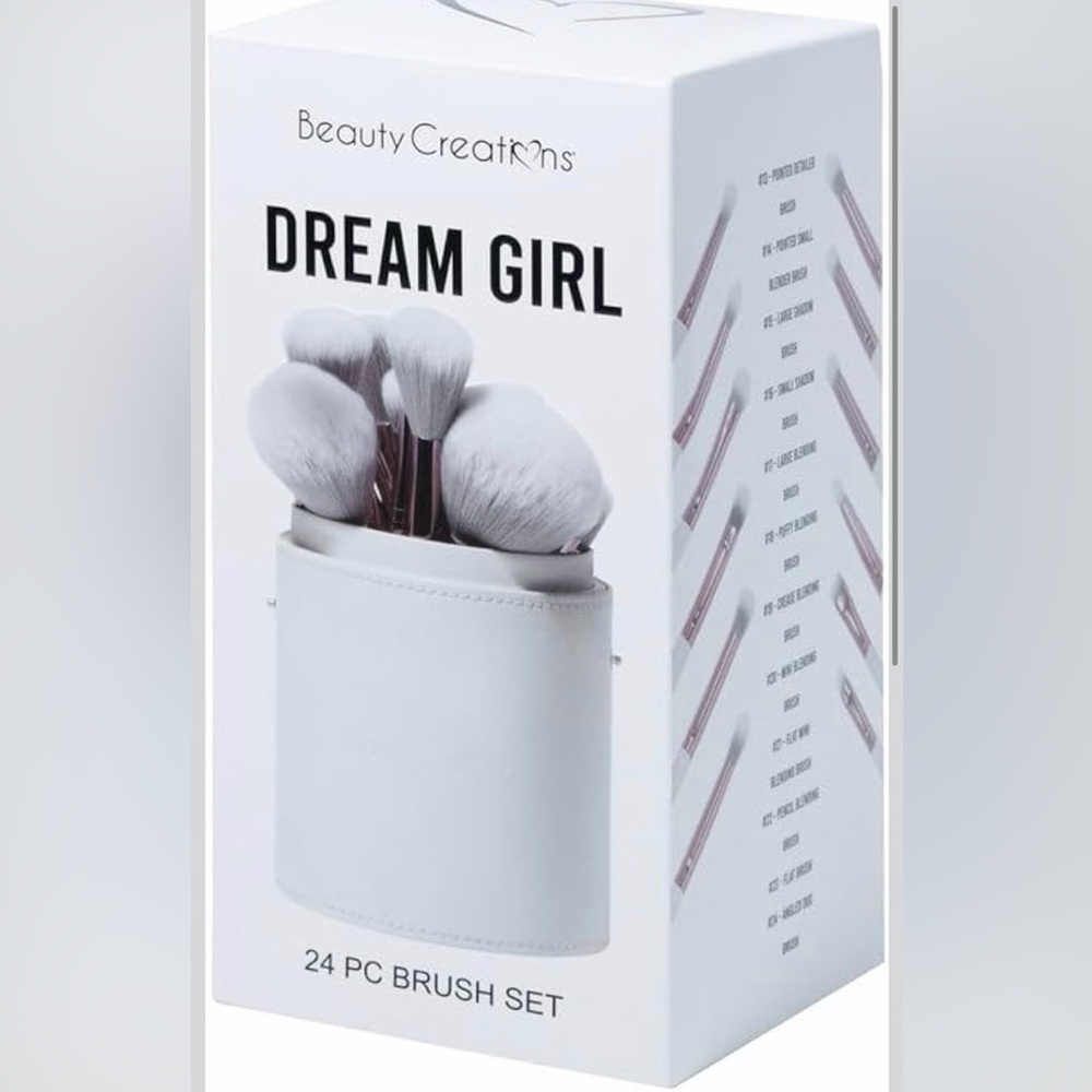 Beauty Creations Dream Girl Brush Set‎ - White